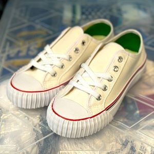 P.F. Flyers Cream and White Sneakers